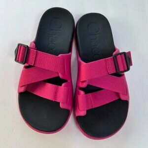 NWOT Chaco Hot Pink Chillos Slide Sandals